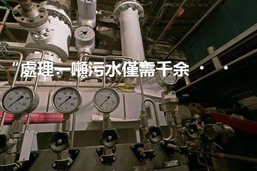 “處理一噸污水僅需千余，環(huán)保投資，價(jià)值無(wú)限！”